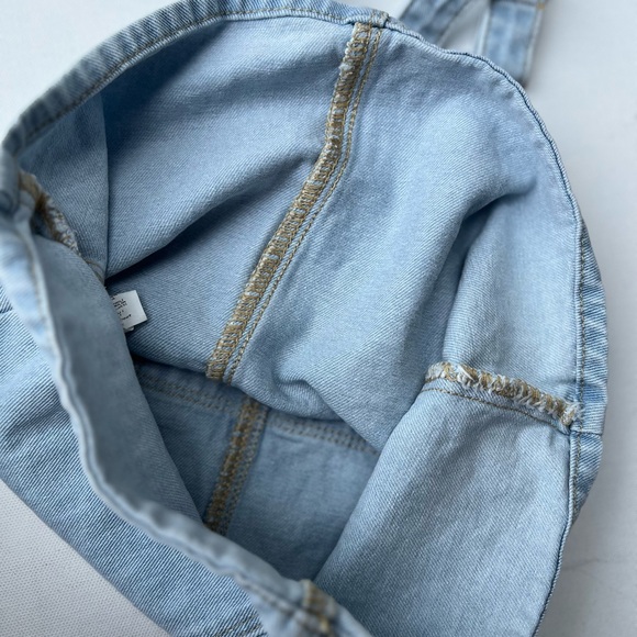 Zara Kids Denim Overalls Dress For Girls - Picture 7 of 9